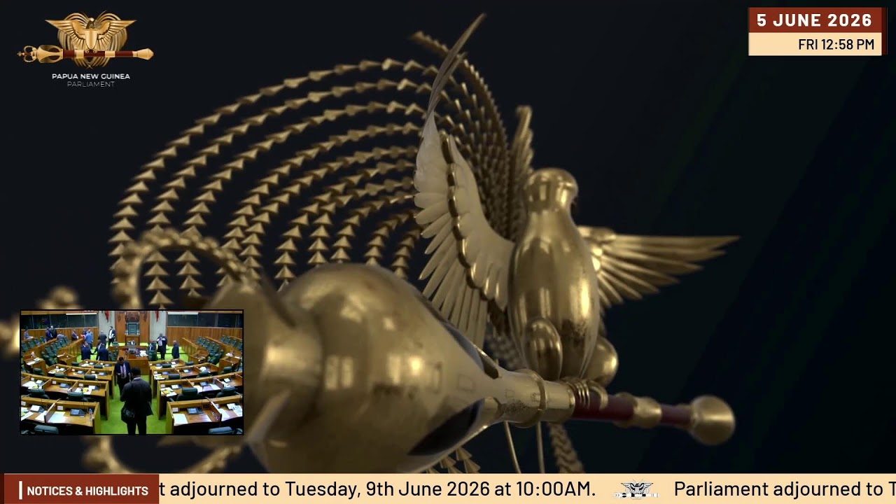 NATIONAL PARLIAMENT SITTING | 05th June, 2026