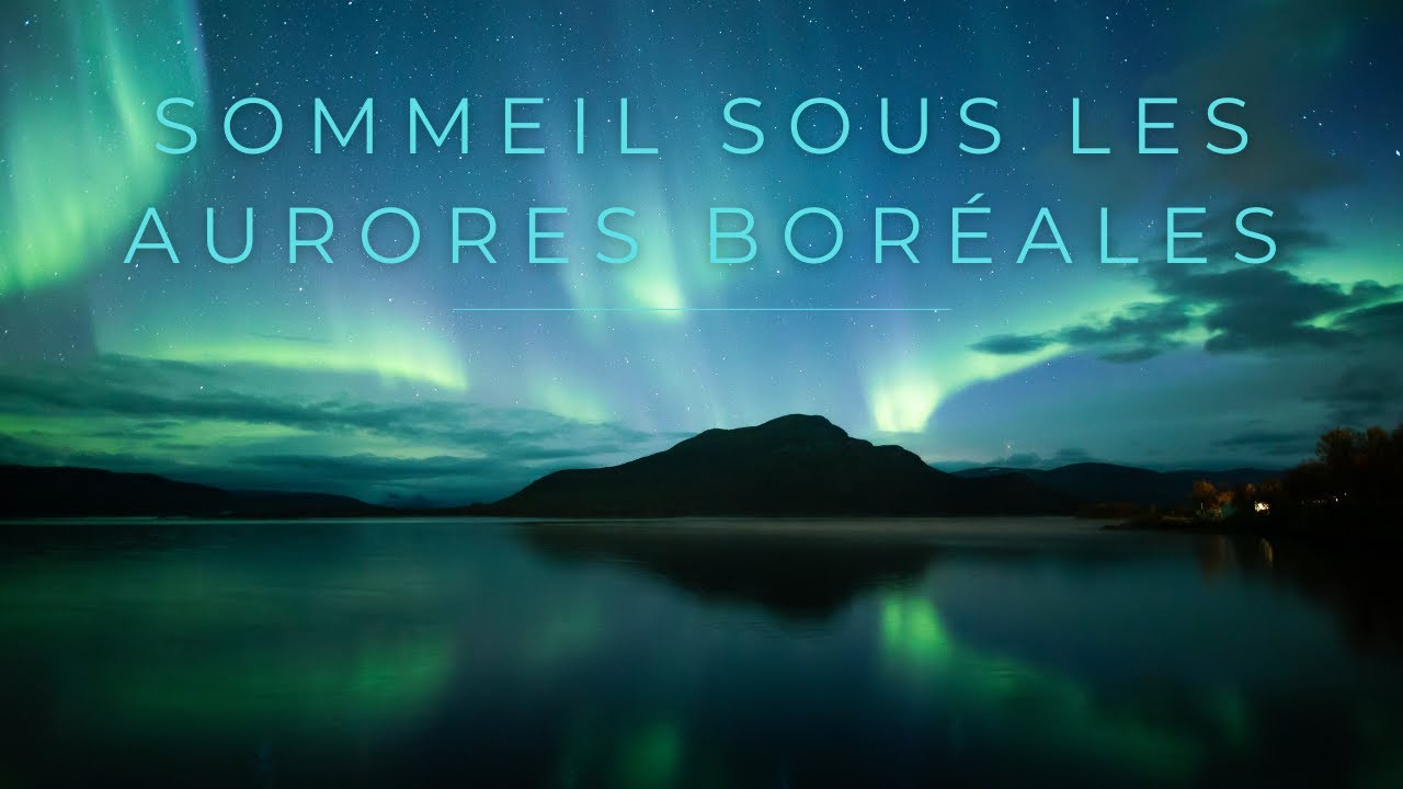 Méditation guidée sommeil profond : refuge de cristal et aurores boréales