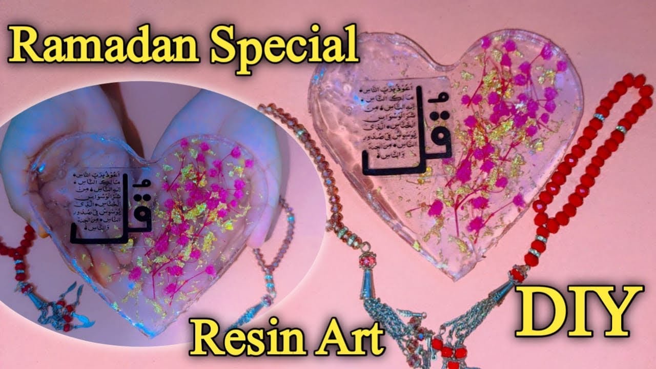 DIY Ramadan Decor || UV Resin Art || Dreams with Anniyah @Anniyahanu123