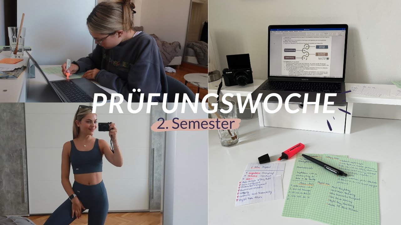 PRÜFUNGSWOCHE: 2. Semester PKW studium, Vlog