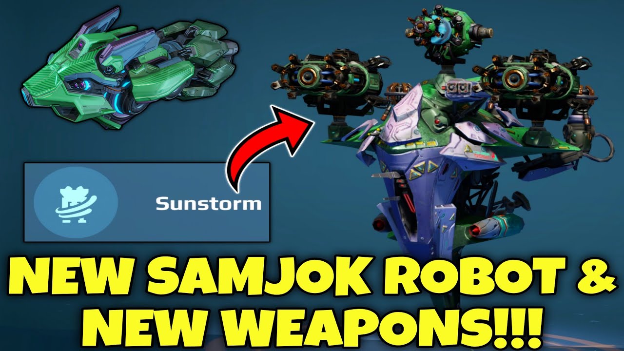 🚨NEW SAMJOK ROBOT & NEW WEAPONS!!! - War Robots 10.7 Test Server