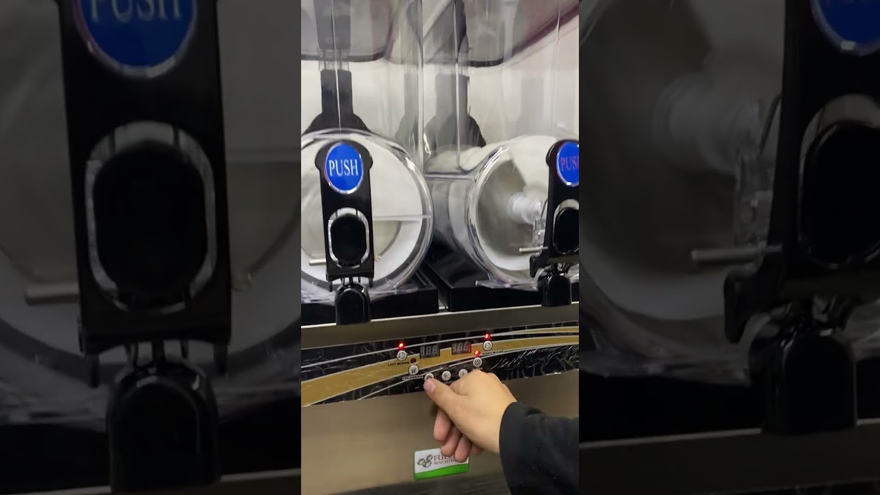 Funcionamiento granizadora 2 tanques marca Fuller Machinery