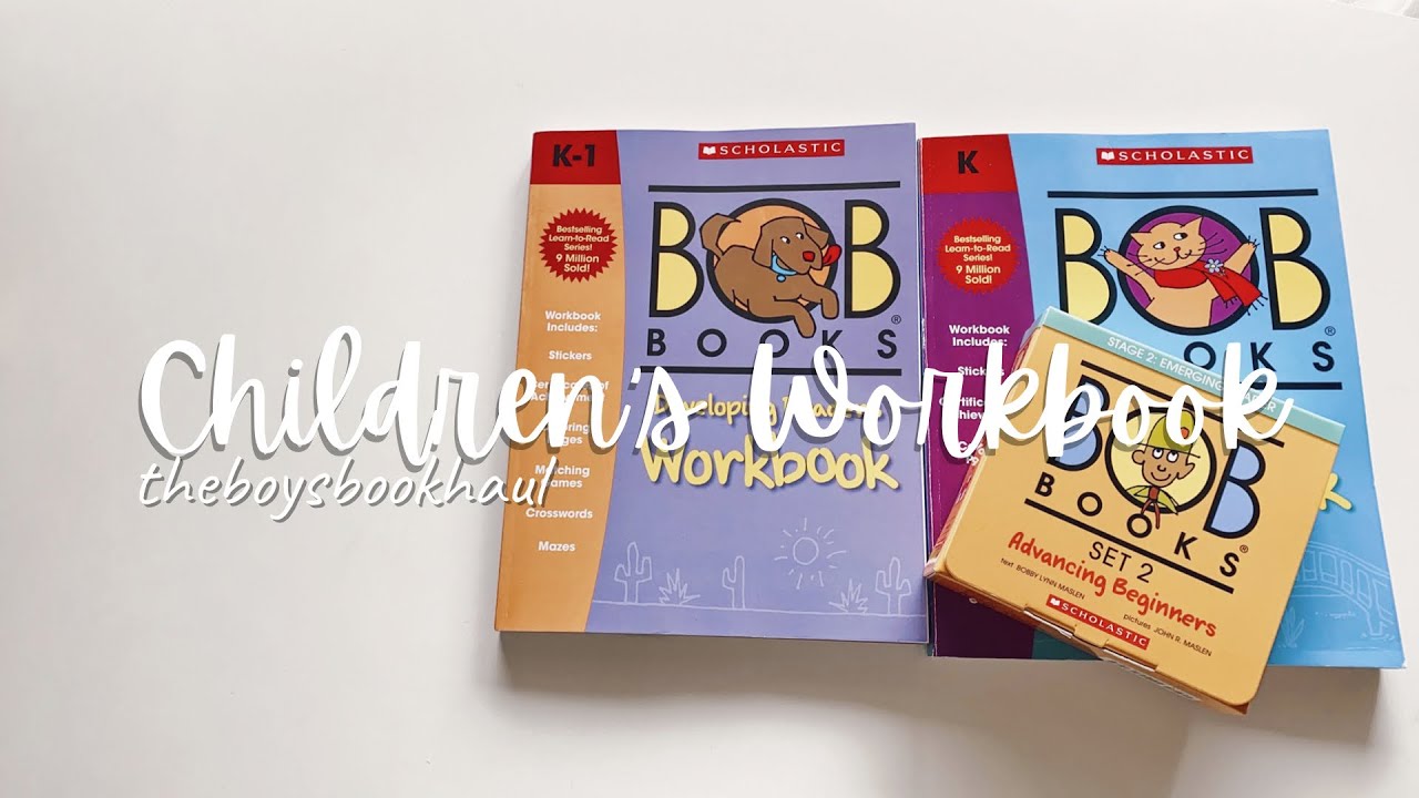 BOB Books Workbooks K and K-1 (Review & Flip Through)