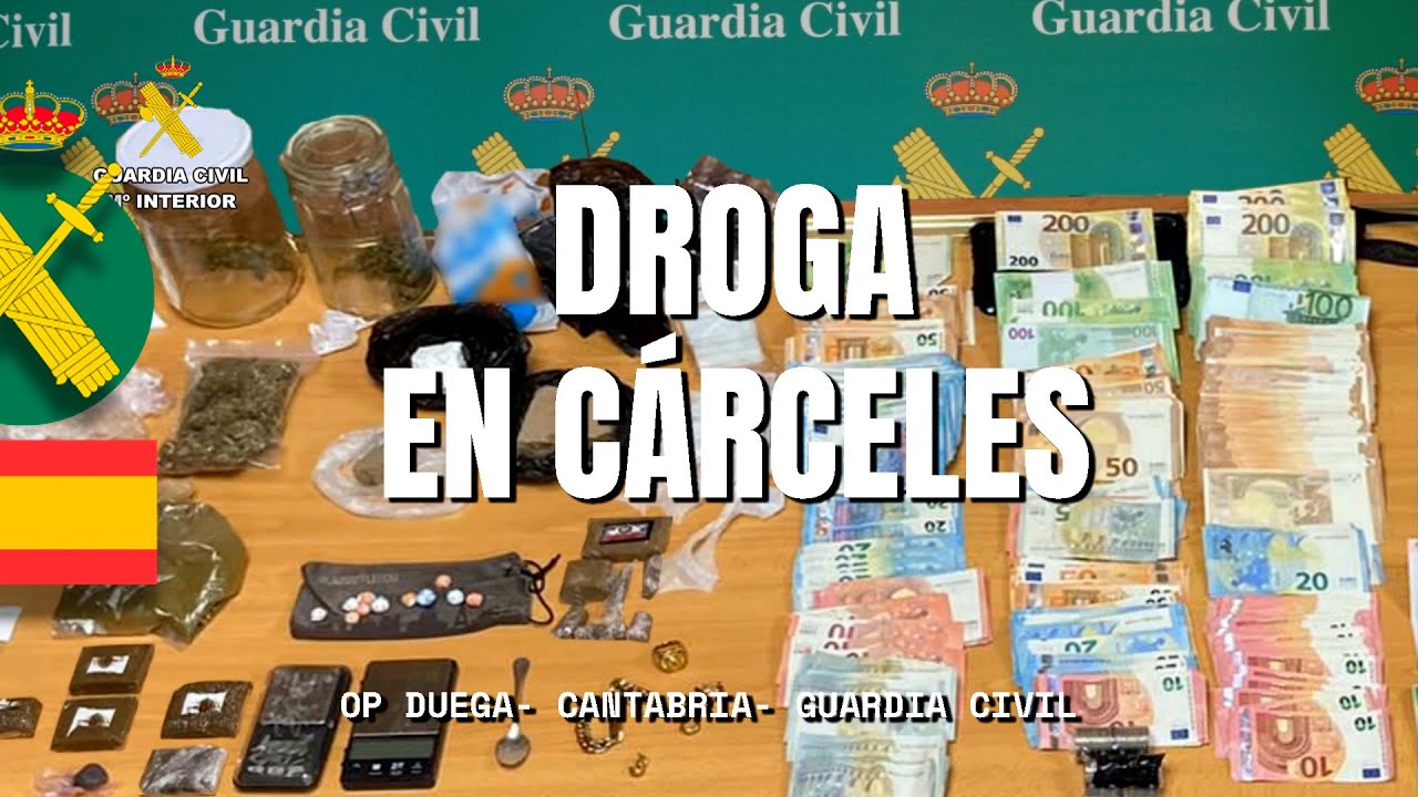 Detenidas 31 personas que introducían droga en centros penitenciarios de Cantabria, Palencia y León