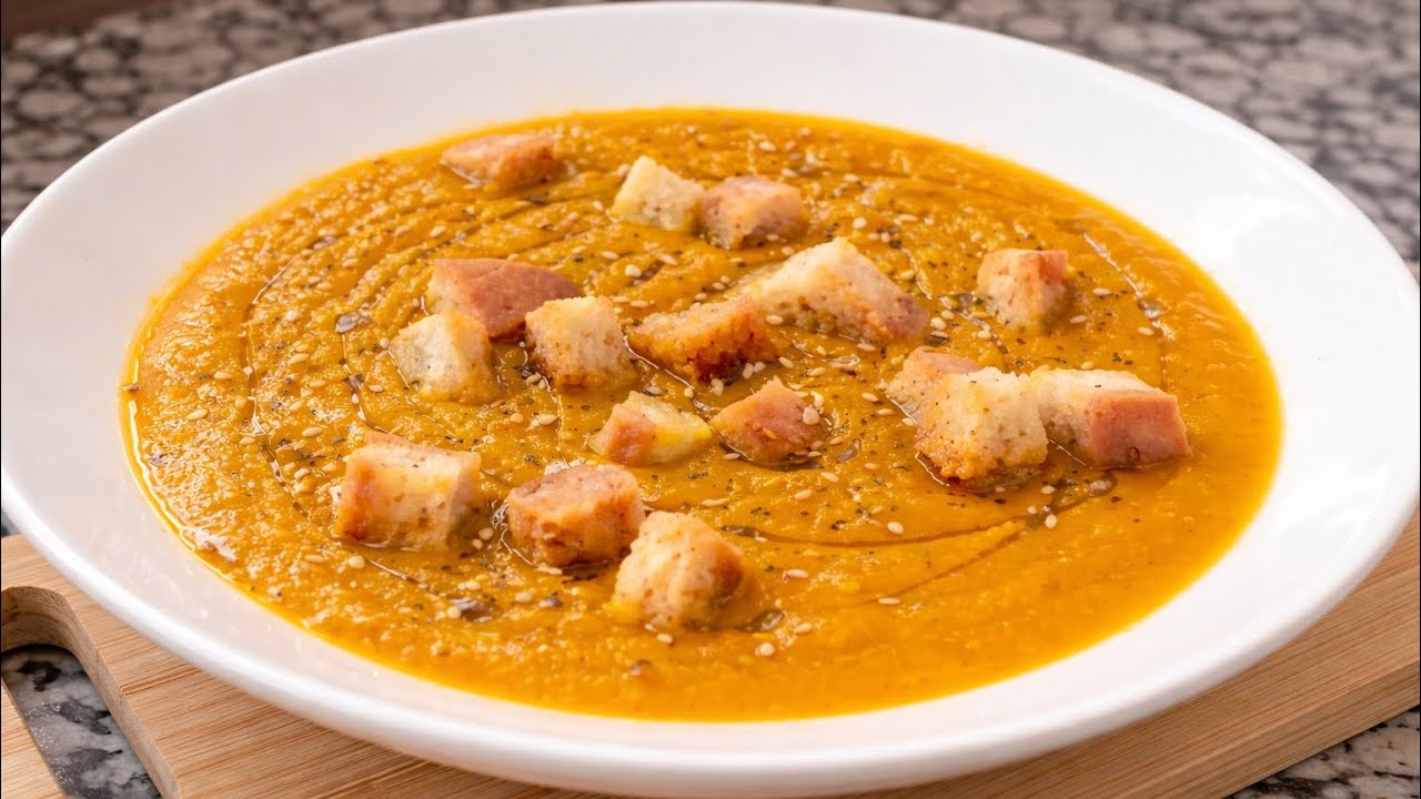 ¡Un ingrediente SECRETO, en esta crema de zanahoria!