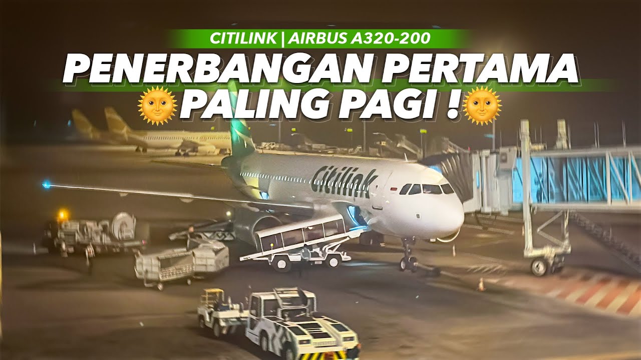 NGANTUK 😴 TERBANG PAGI NAIK MASKAPAI MURAH TERBAIK DI INDONESIA‼️ Trip Citilink Subuh Medan-Jakarta