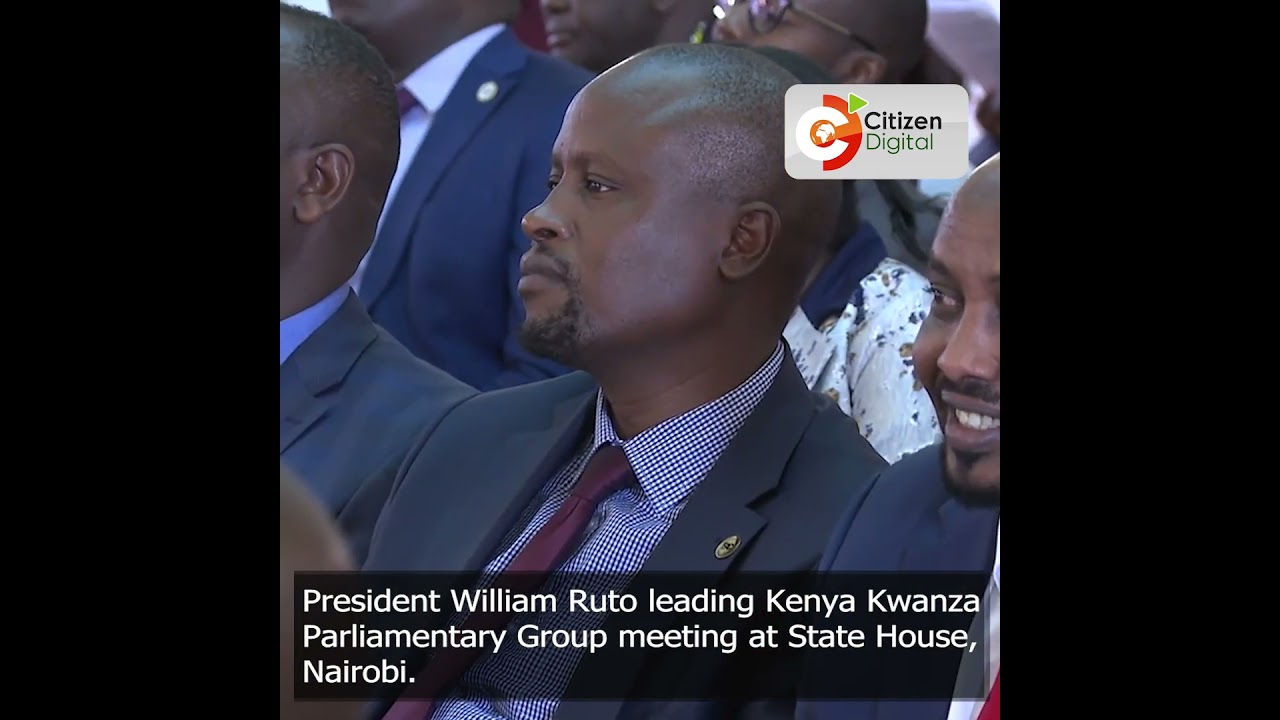 President William Ruto leading Kenya Kwanza Parliamentary Group meeting at State House, Nairobi