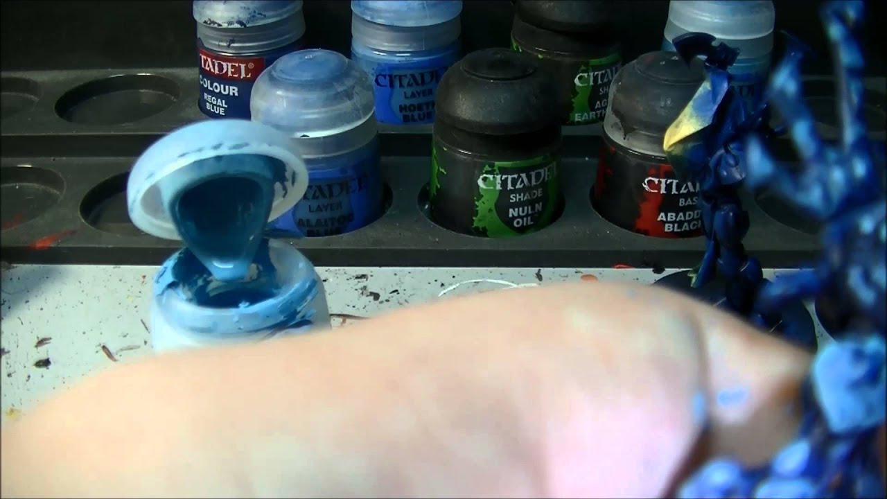 How to paint Alaitoc Wrathguards