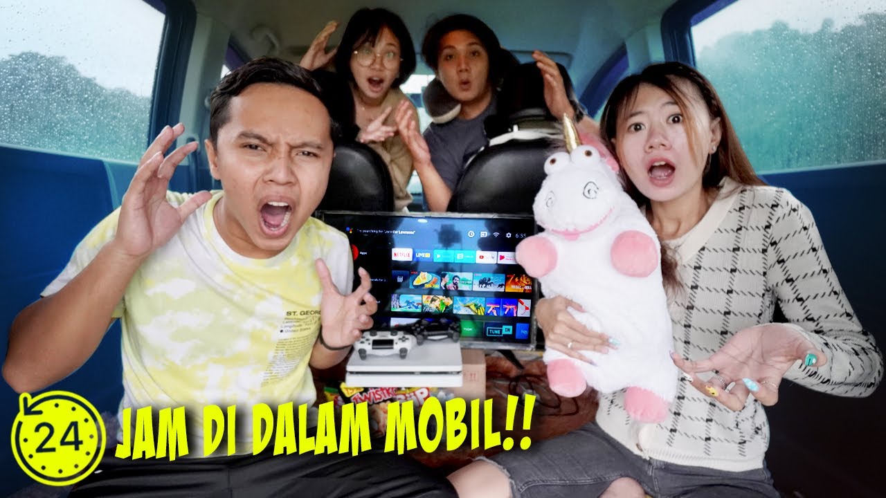 24 JAM DI DALAM MOBIL PART 2!! JADI KAMAR BARU!!
