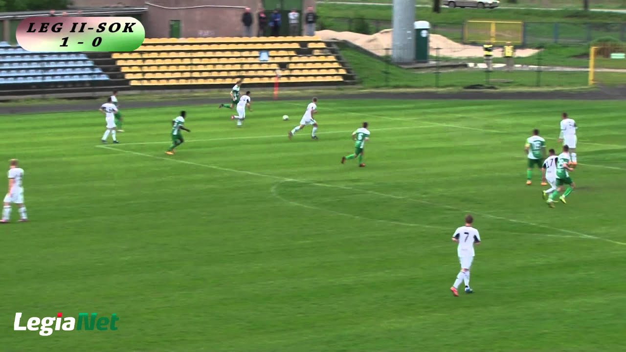 Skrót meczu Legia II Warszawa-Sokół Aleksandrów Łódzki.06.05.2015