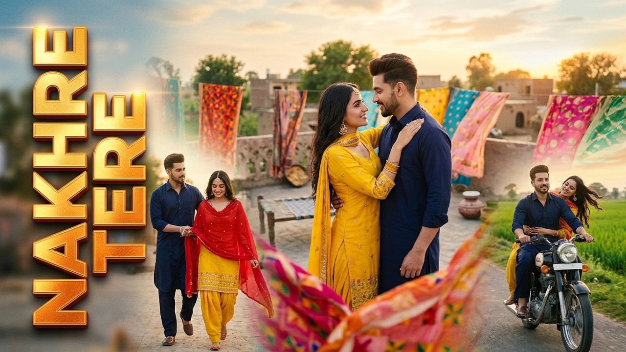 Nakhre Tere | Punjabi Romantic Song | Cute Love Story Melody
