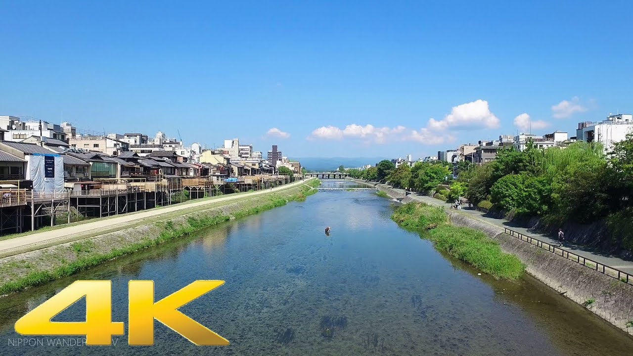 Walking around Kawaramachi and Kiyamachi, Kyoto - Long Take【京都・河原町/木屋町】 4K