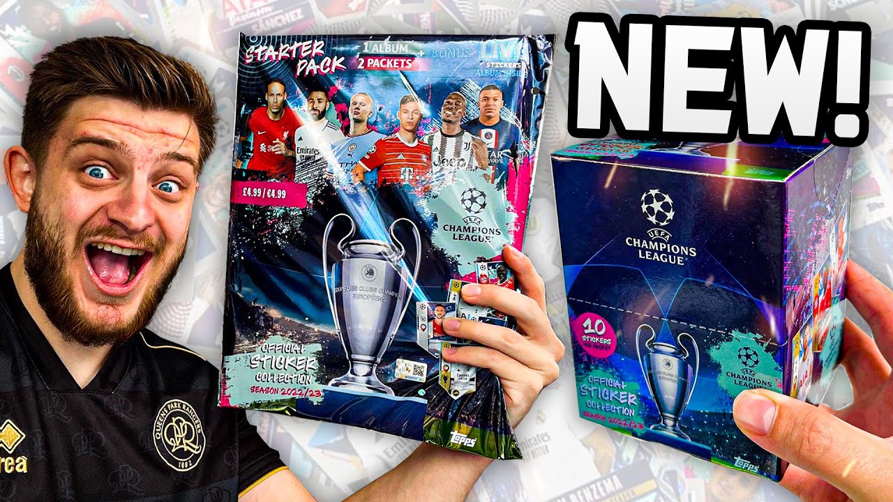 *NEW* TOPPS CHAMPIONS LEAGUE 2022/23 STICKER COLLECTION! (Box Break!)