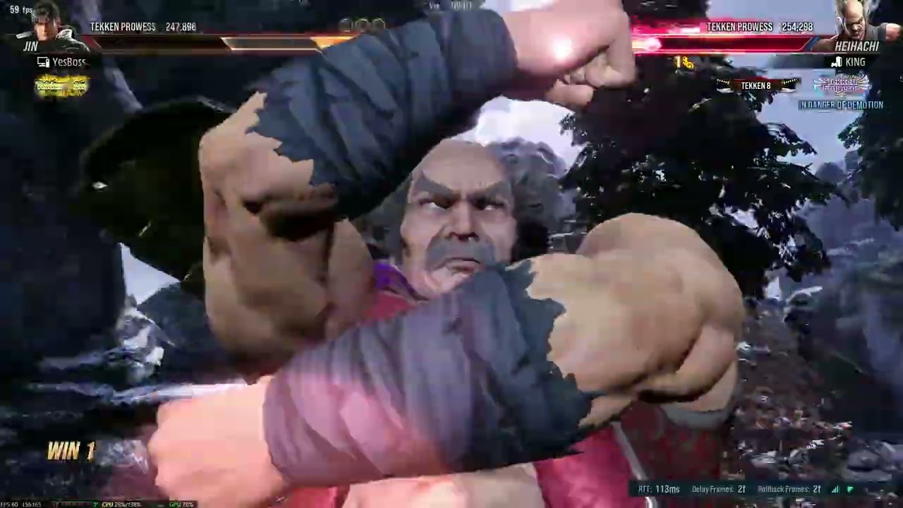 JIN vs HEIHACHI | Tekken 8 Rank Season 2