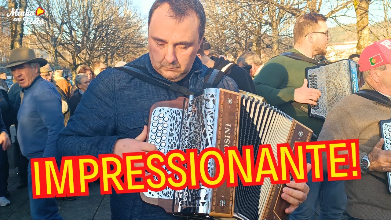 Nunca Tinha Visto Tocar Assim Concertina, Vejam Como é Incrível!