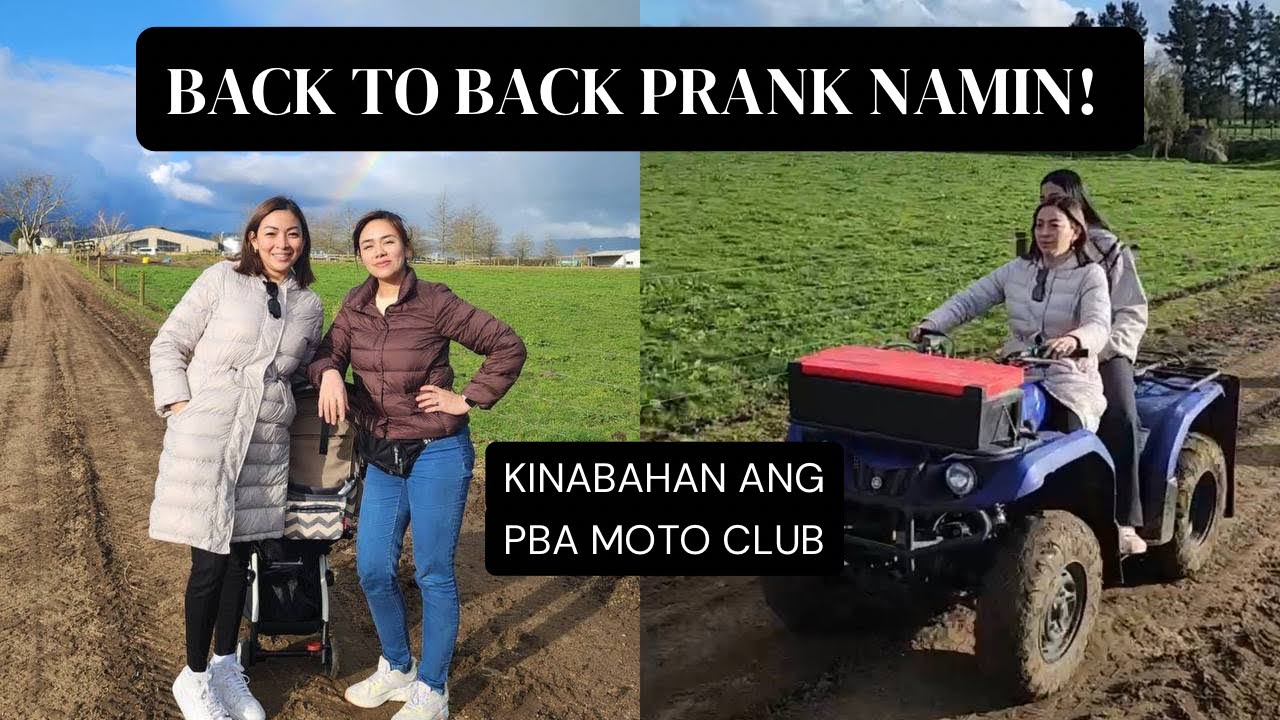 Back to back prank sa PBA Moto Club | Nagalit si Danica kay Rico at Marc