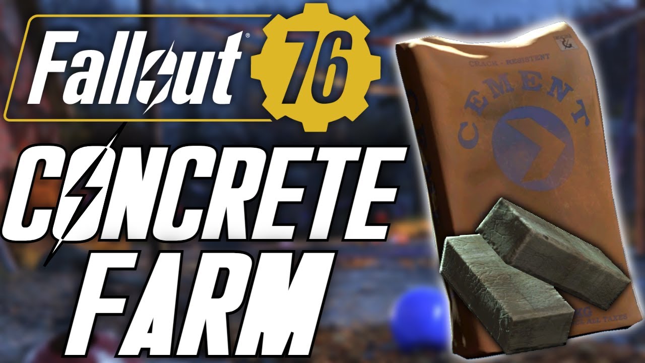 Fallout 76 - Best Concrete Farming Route