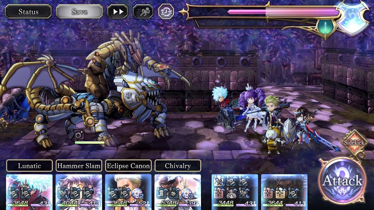 Another Eden: Bounty [Bouncer] Asura vs Flash/Awakened Fire Zone