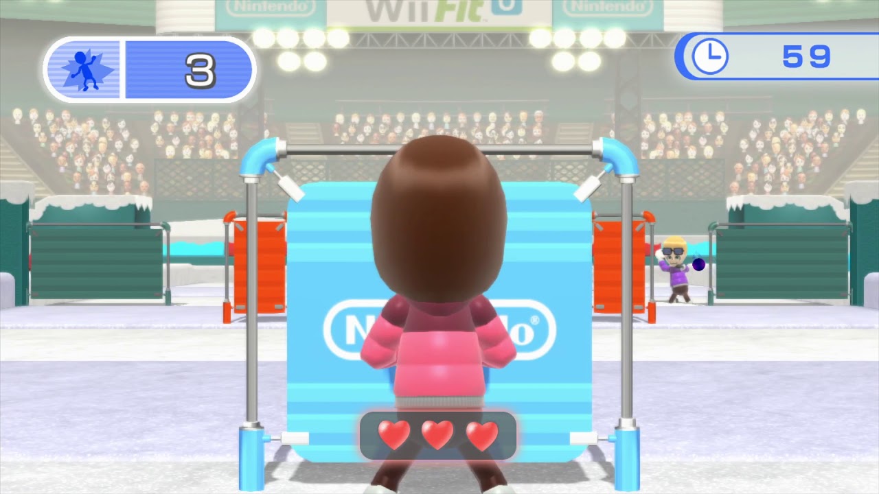 Wii U, Wii Fit plus, Snowball Fight