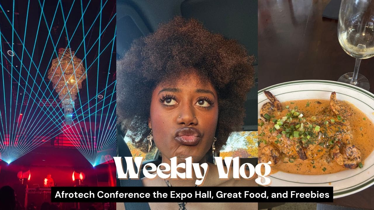 LOST FILES VLOG | AFROTECH CONFERENCE THE EXPO HALL, GREAT FOOD, AND FREEBIES