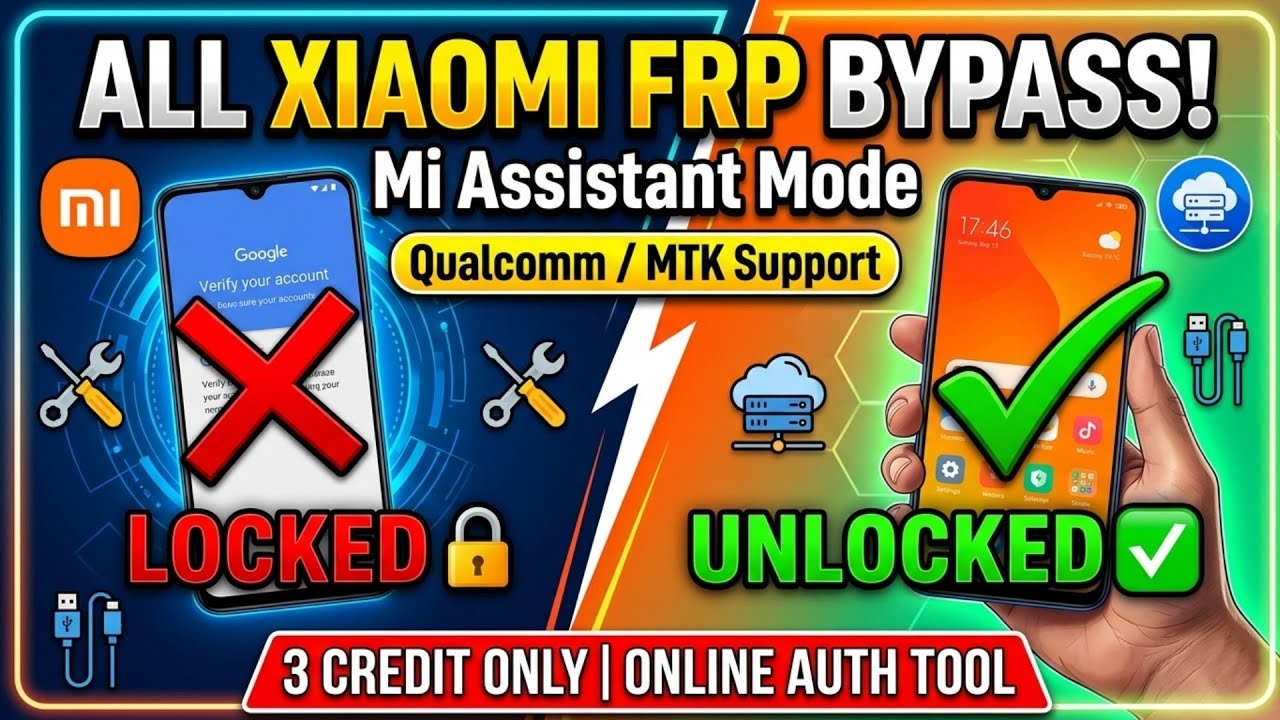 Xiaomi / Redmi / Mi / Poco FRP Unlock – Official One-Click Method + USB Redirector 1.9.7 Full Guide