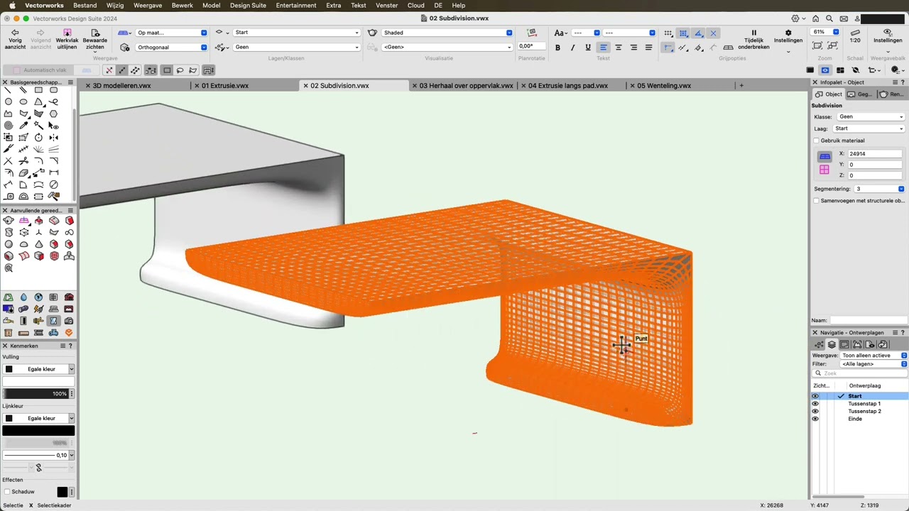 Vectorworks gebruikersdagen 2024 - 3D modelleren - Deel 2
