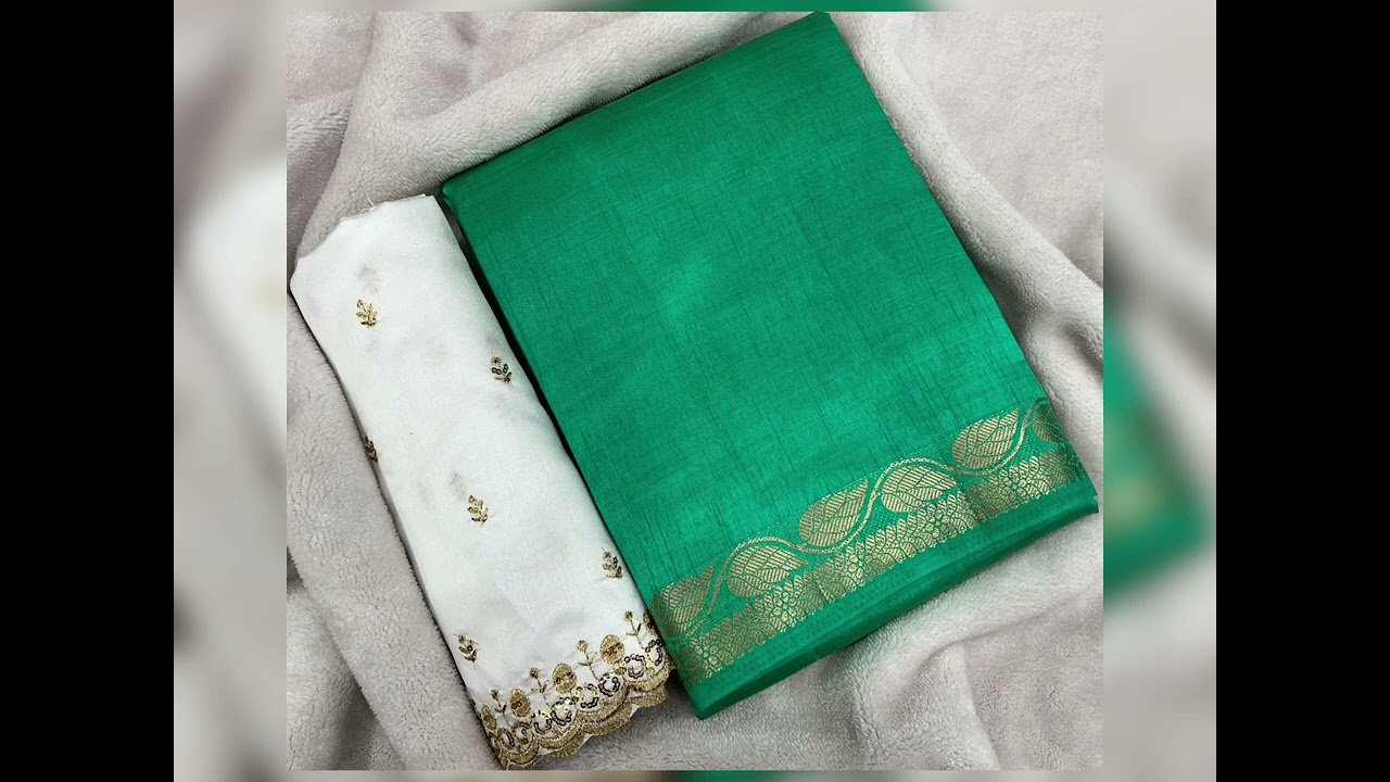 Raw Tussar Silk Saree collection Price 1050 with running blouse and white blouse 8838204488 🛎️