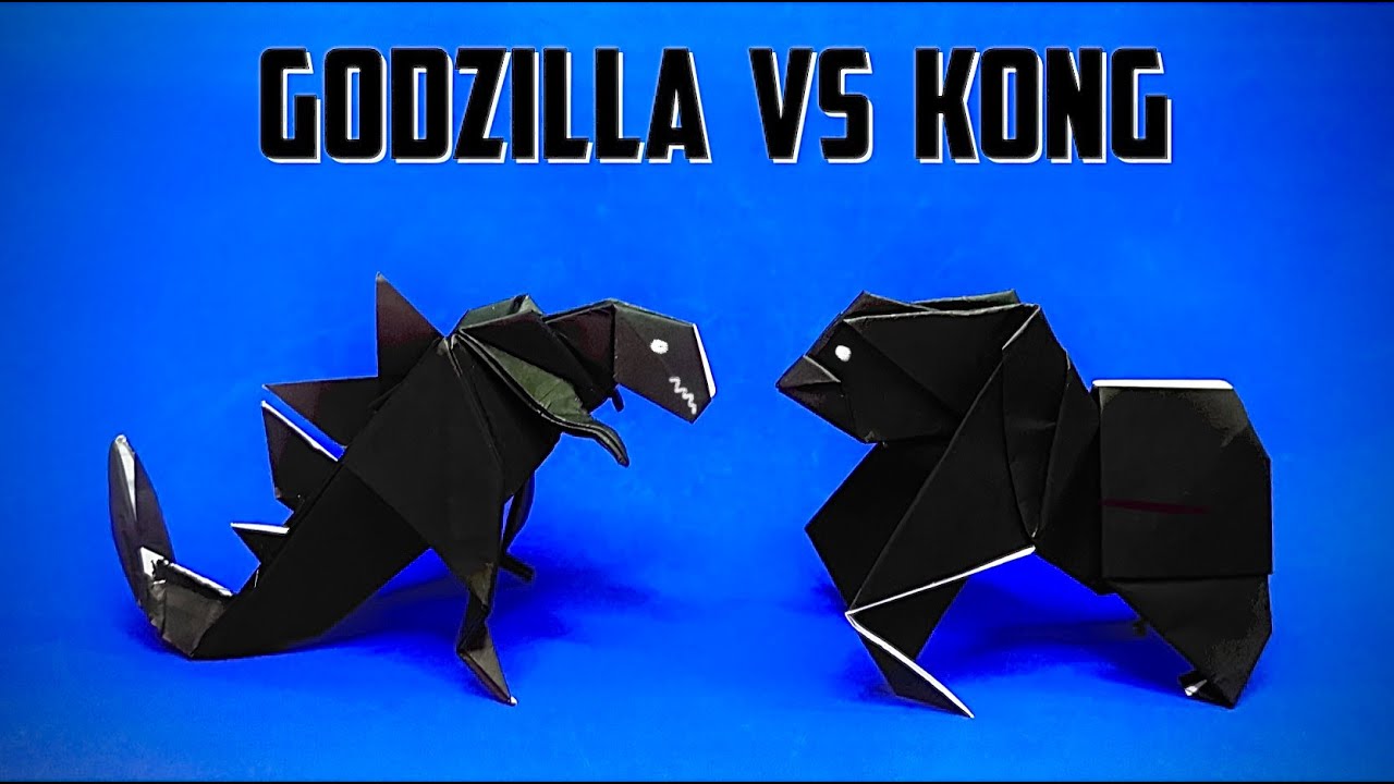 Tutorial Kong origami step by step | Godzilla VS Kong
