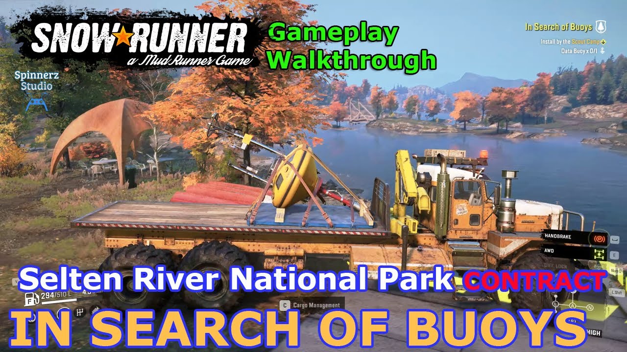 SnowRunner - In Search of Buoys | Selten River National Park, Washington (Contract) | Phase 16