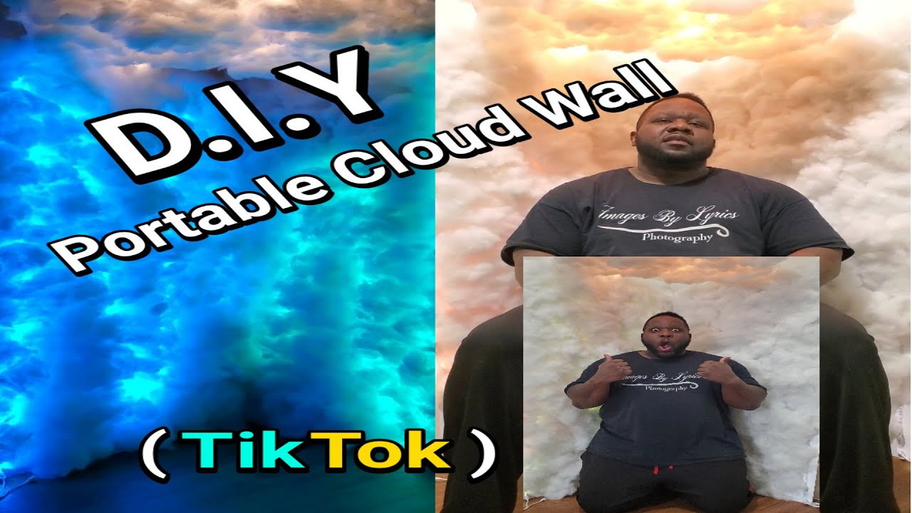 (TikTok ) Cloud wall D.I.Y full video