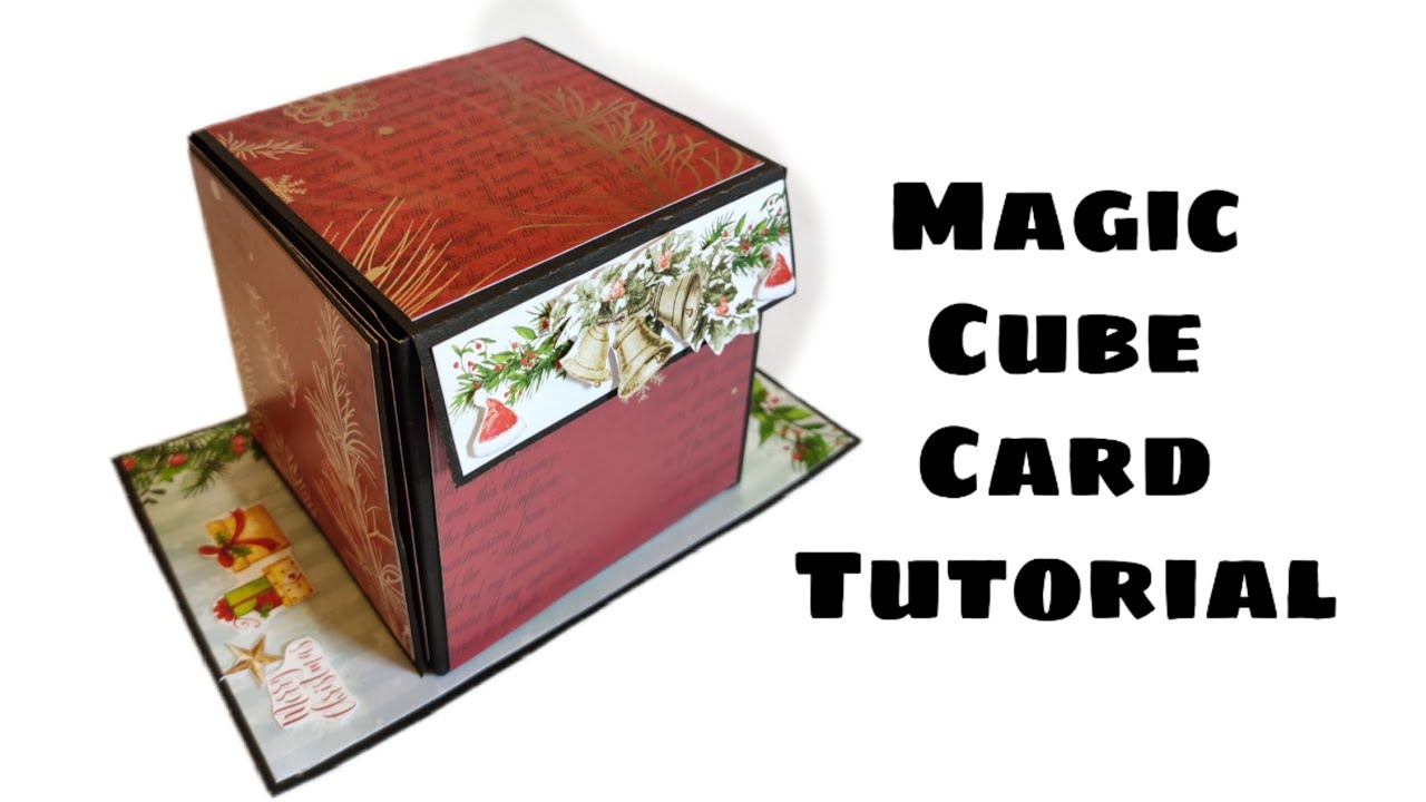 How to Make Magic Cube Card | Magic Cube Card Tutorial | Christmas