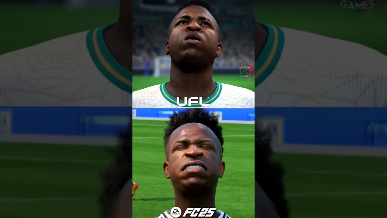 UFL vs FC 25 - Graphics, Player Animation, Physics #ufl #fc25 #uflgame #eafc25