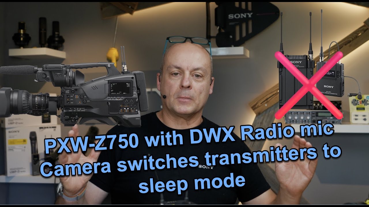 PXW-Z750 with DWX Radio mic system - Camera switches transmitters to sleep mode