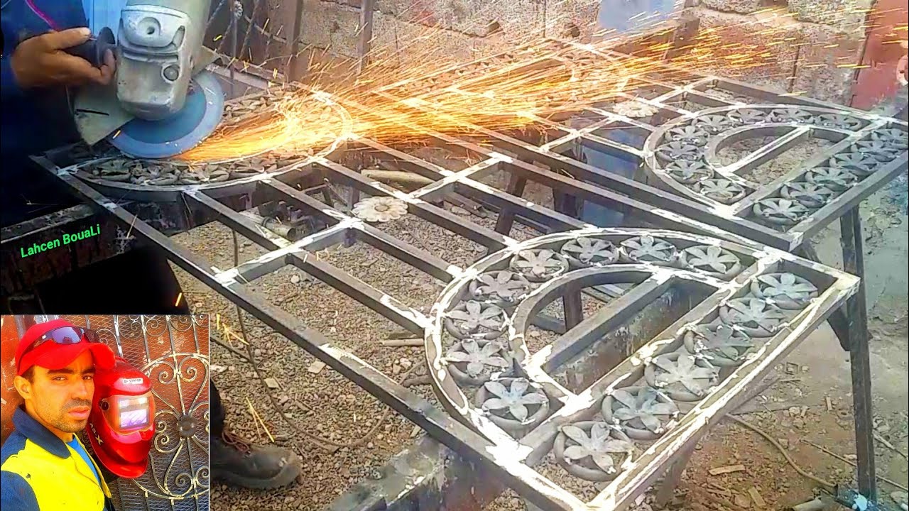 طريقة كيفية صنع شباك (النوافذ) الحديدية / تعلم على كيفية صناعة نوافيد حديد 2 @فن اللحام welding