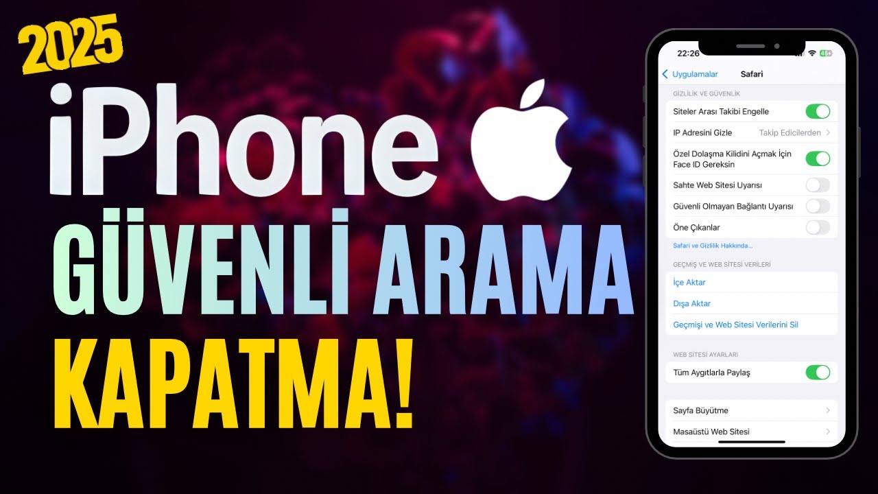 İPhone Güvenli Arama Kapatma - Yasaklı Sitelere Nasıl Girilir | Kesin Çözüm - 2025