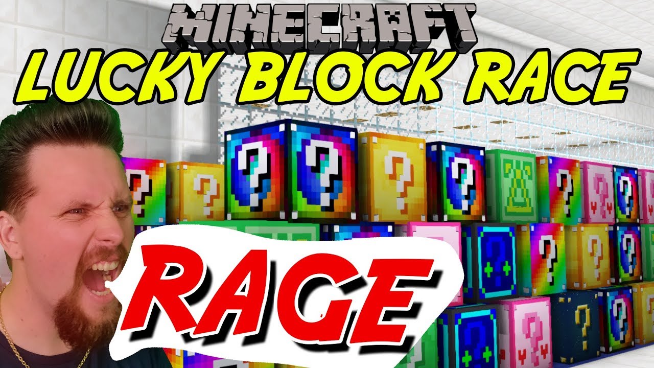 WHIPPIT RAGE | LUCKY BLOCK RACE | Minecraft Mini-Game med Softis
