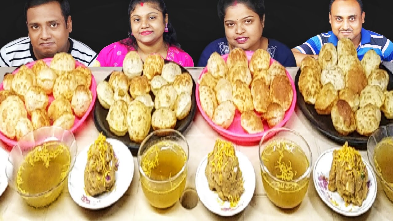 SPICY PANIPURI FUCHKA EATING CHALLENGE // PANIPURI EATING COMPETITION // food family & more