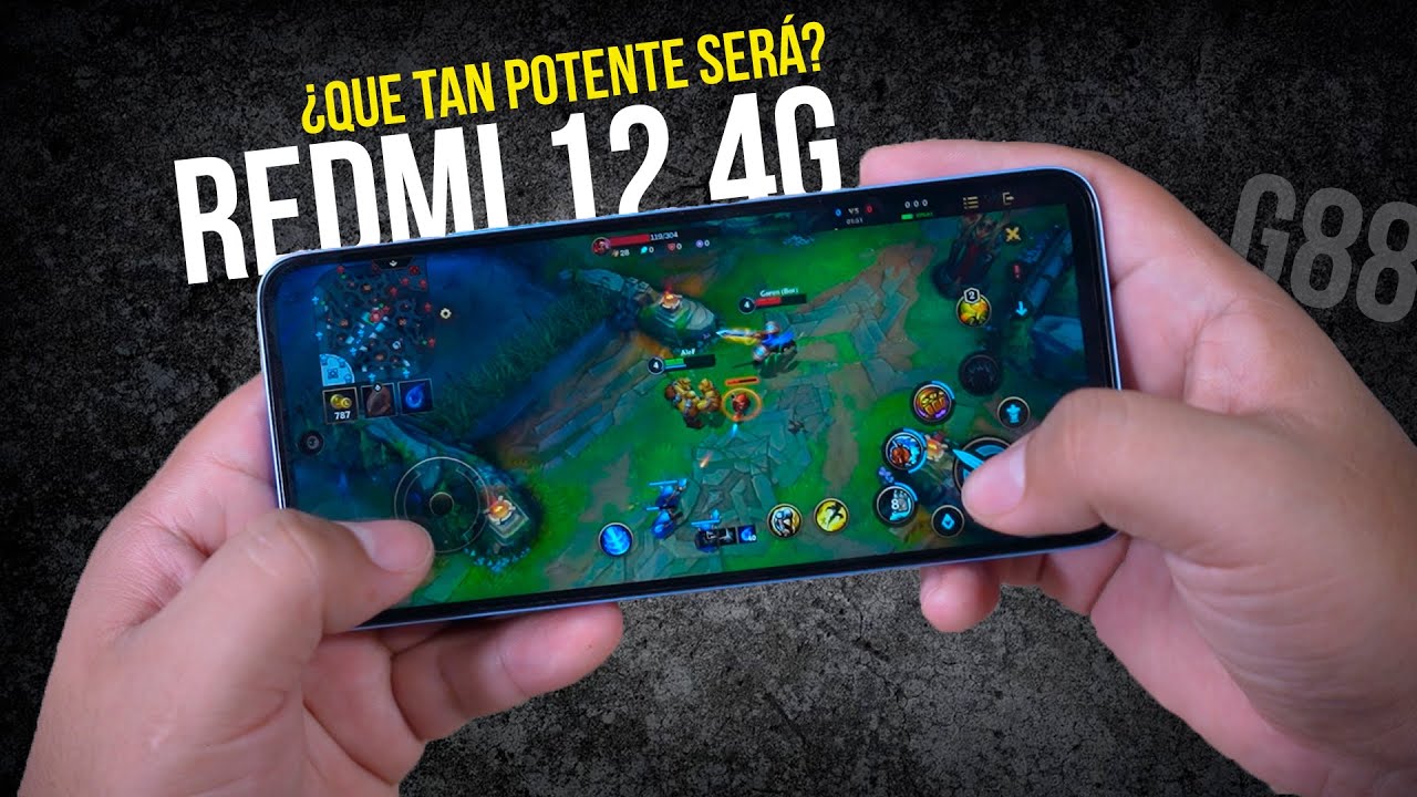 REDMI 12 4G Test de RENDIMIENTO y POTENCIA│Prueba de JUEGOS y CALENTAMIENTO│HELIO G88