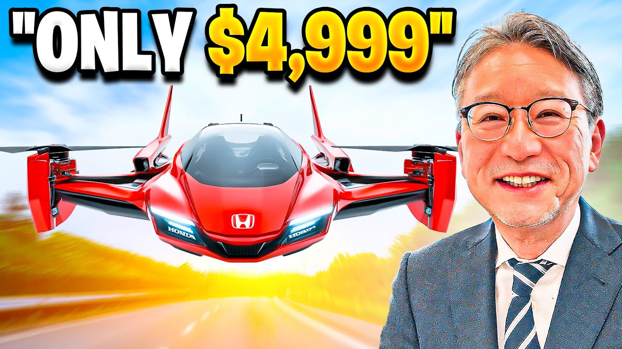 HONDA CEO Revealed First $4,999 Flying Car That Changes The Entire Car Industry!