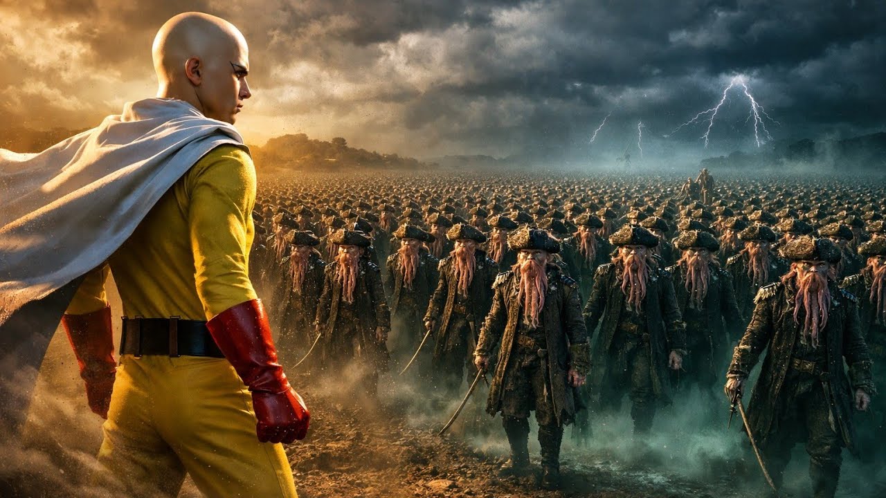 ONE PUNCH MAN vs 100,000 Davy Jones 😱🔥 Ultimate Epic Battle Simulator 2