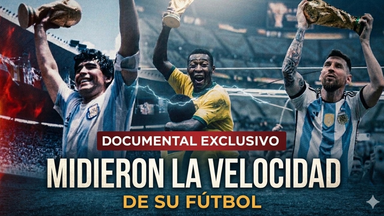 Pelé, Maradona y Messi: ¿Que época juega más rápido al fútbol? 