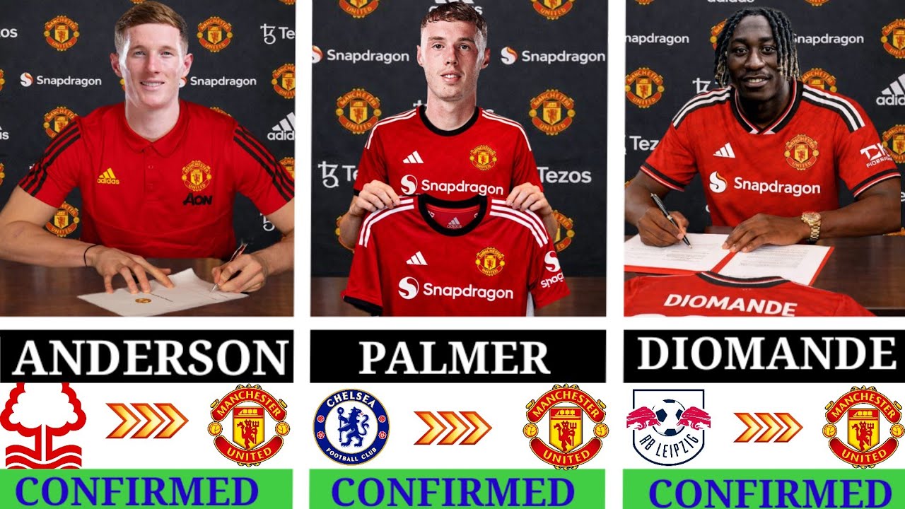🚨 ALL MANCHESTER UNITED CONFIRMED TRANSFERS – JANUARY 2026 🤯 | Palmer • Anderson • Diomande • Neves✅
