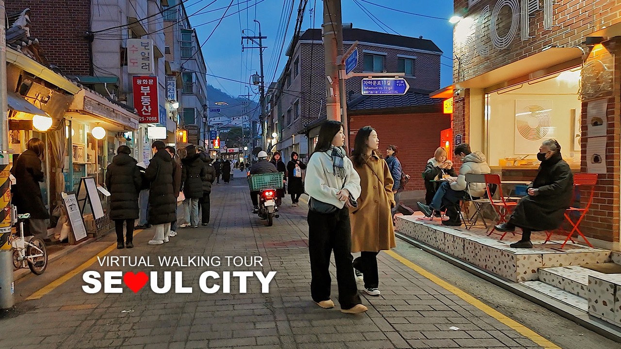 SEOUL CITY TRAVEL 61 - Downtown Gwanghwamun, Seochon Village, City Hall, Cheonggyecheon, Euljiro, 4K