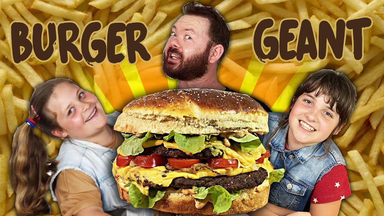 BURGER GIGANTÈSQUE 6,2 KG (RECETTE) - DaniiL le Russe