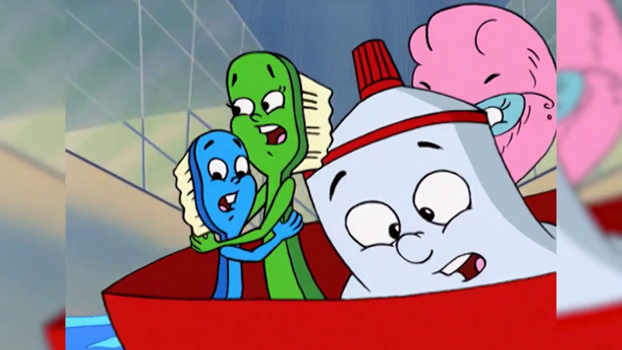 Out On The Lake - The Toothbrush Family Full Episode - Puddle Jumper Children's Animation