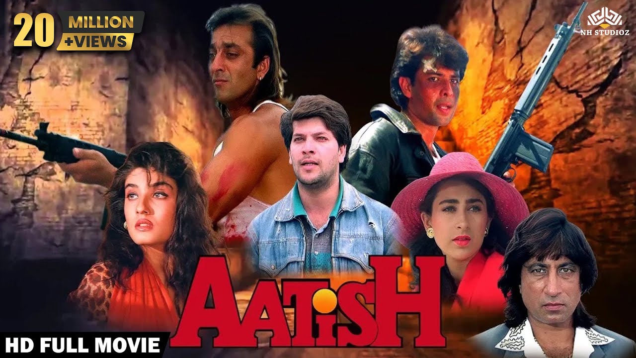 Aatish Full Hindi Action Movie | Sanjay Dutt, Aditya Pancholi, Raveena Tandon, Karishma kapoor