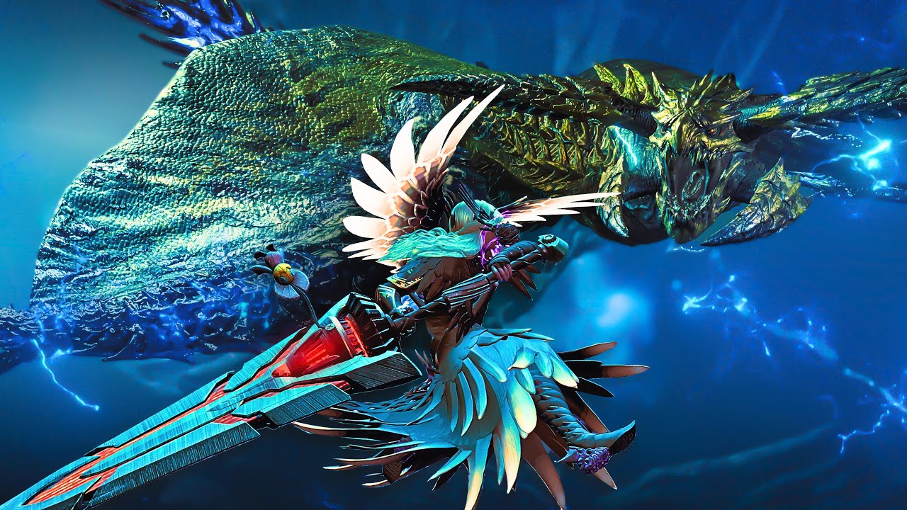 Great Sword Destroys AT Rey Dau – Monster Hunter Wilds