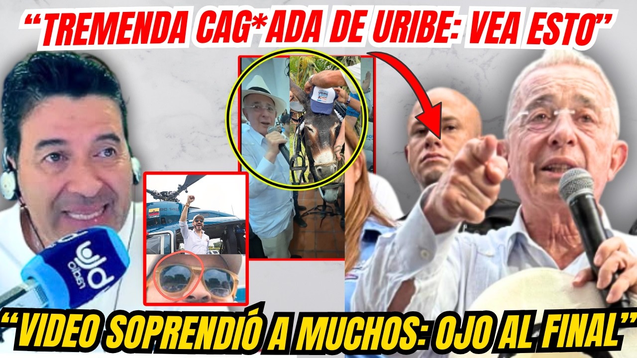 INCREÍBLE! a Uribe SE LE FUE LA MANO EN VIVO, Néstor Morales SE DEJÓ CAER -Mr. Carvajalino