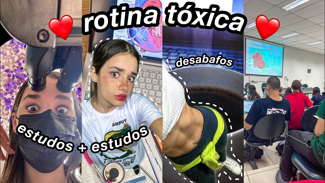 ROTINA TÓXICA de uma estudante de MEDICINA 🥼vlog ✨