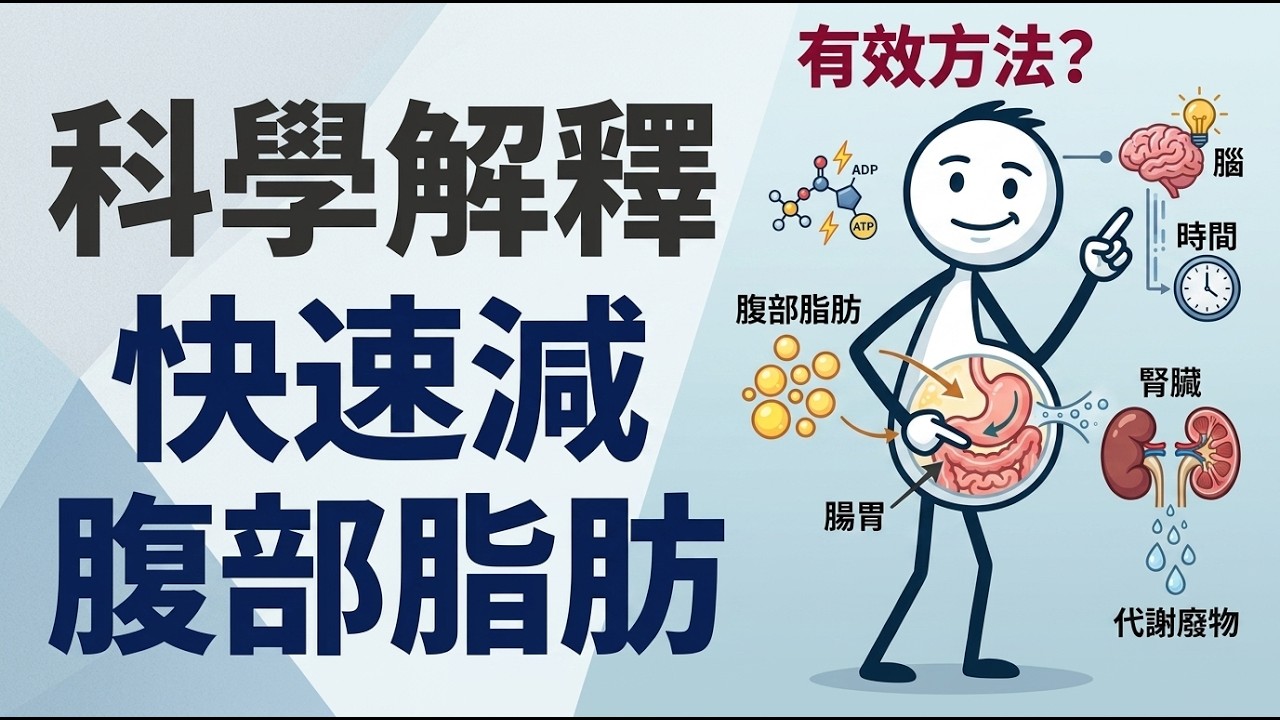 用這種方法快速減掉腹部脂肪！（科學解釋）
